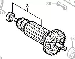 Induit réf. 2 604 011 319 BOSCH